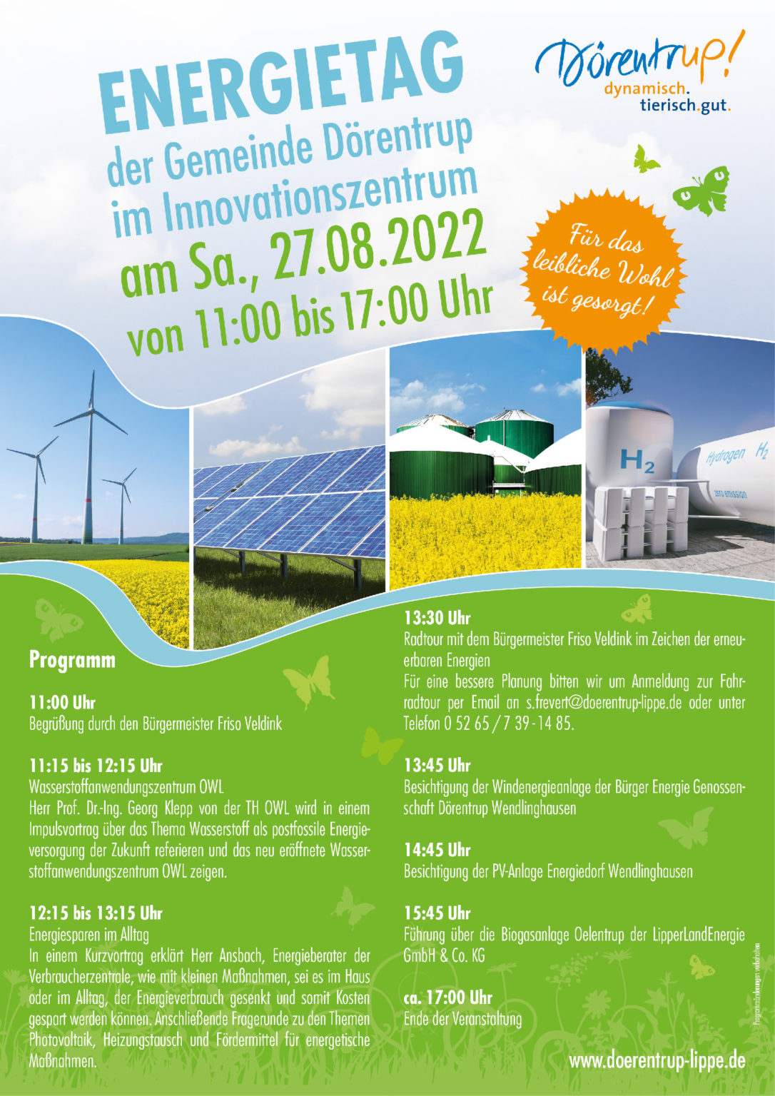 Energietag der Gemeinde Dörentrup Innovationszentrum Dörentrup